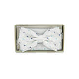 Corbatin Charles S Wain Con Pañuelo Blanco/Azul para Caballeros