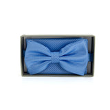 Corbatin Charles S Wain Con Pañuelo Azul Cielo para Caballeros