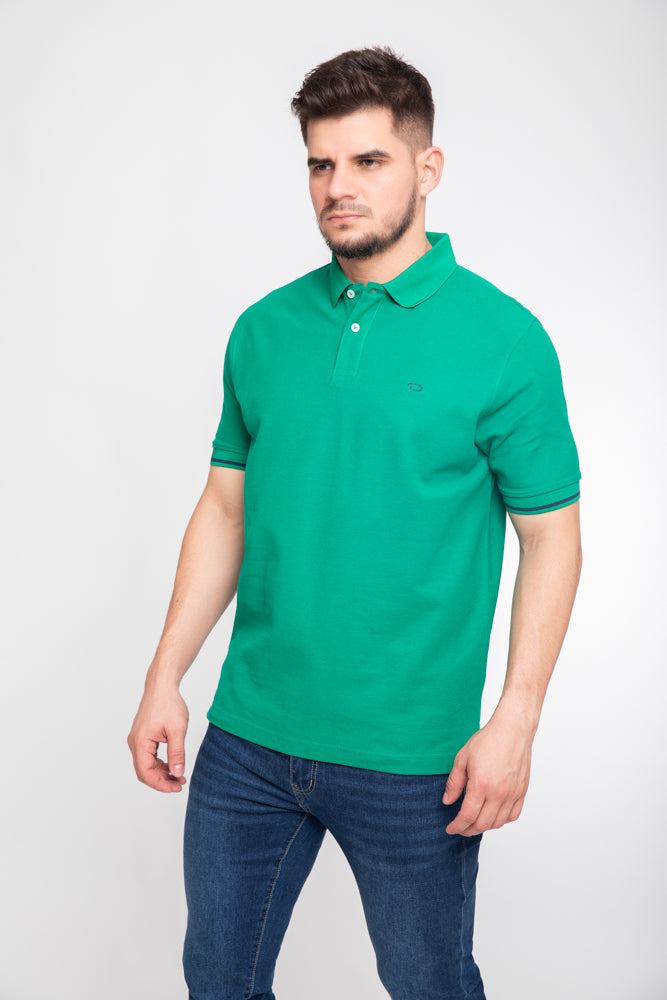 Poloshirt Oscar De La Renta Mangas Cortas Liso Para Caballeros