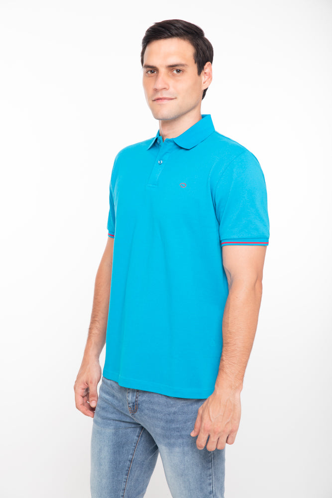 Poloshirt Oscar De La Renta Mangas Cortas Liso Para Caballeros