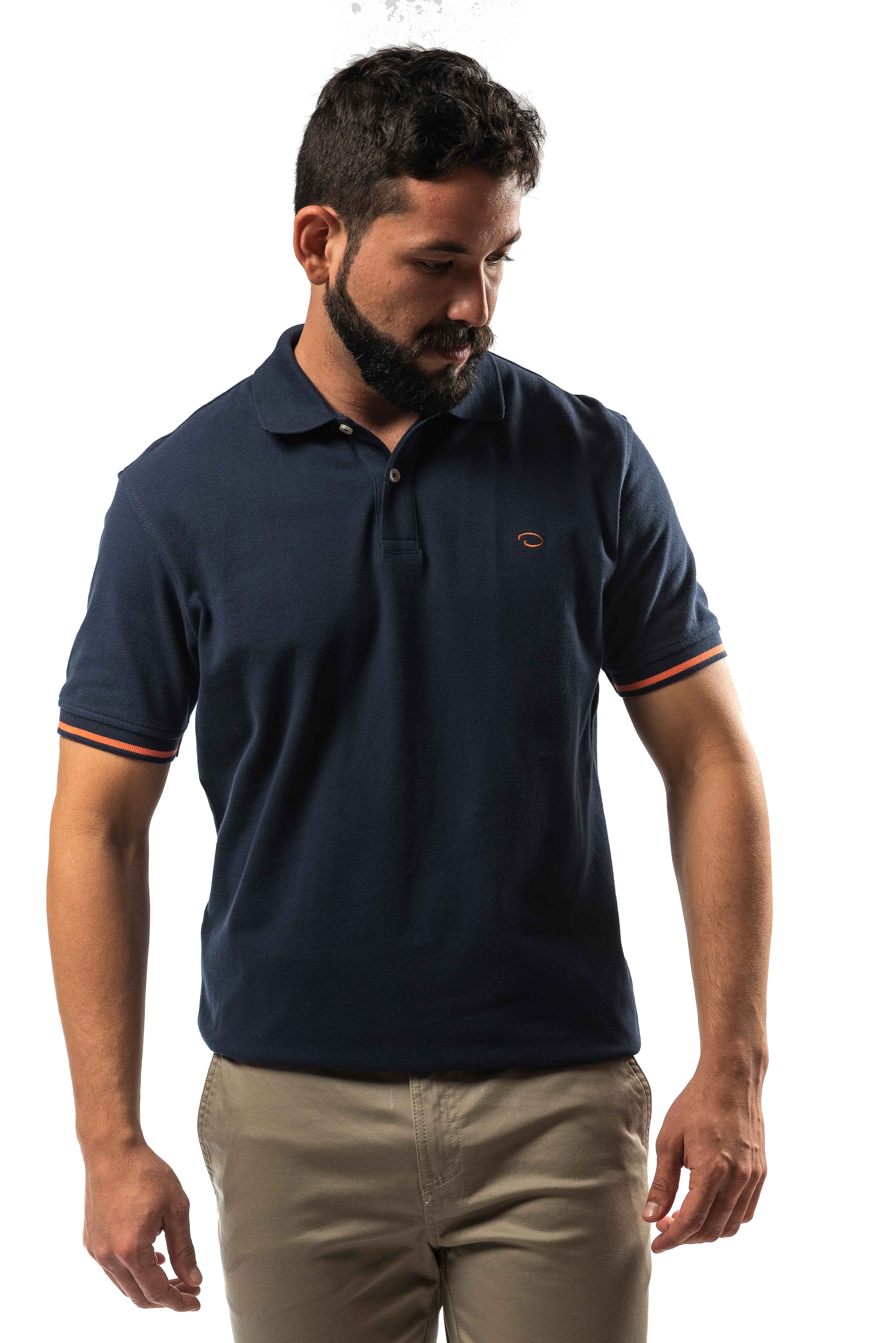 Poloshirt Oscar de La Renta Mangas Cortas Liso para Caballeros