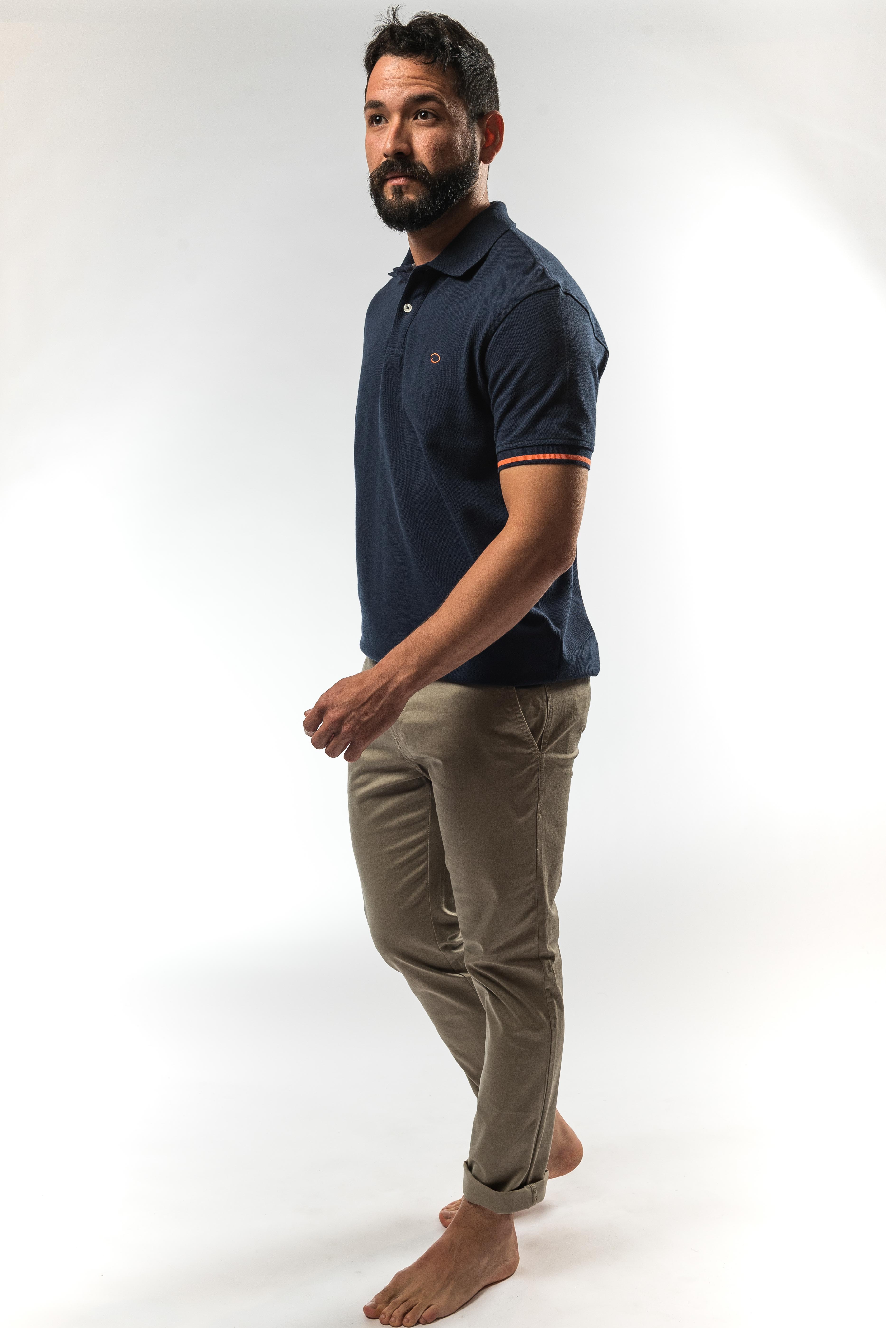 Poloshirt Oscar de La Renta Mangas Cortas Liso para Caballeros