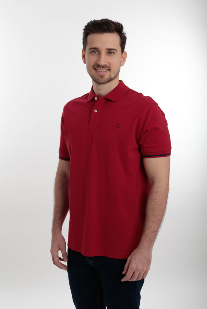 Poloshirt Oscar De La Renta Mangas Cortas Liso Para Caballeros