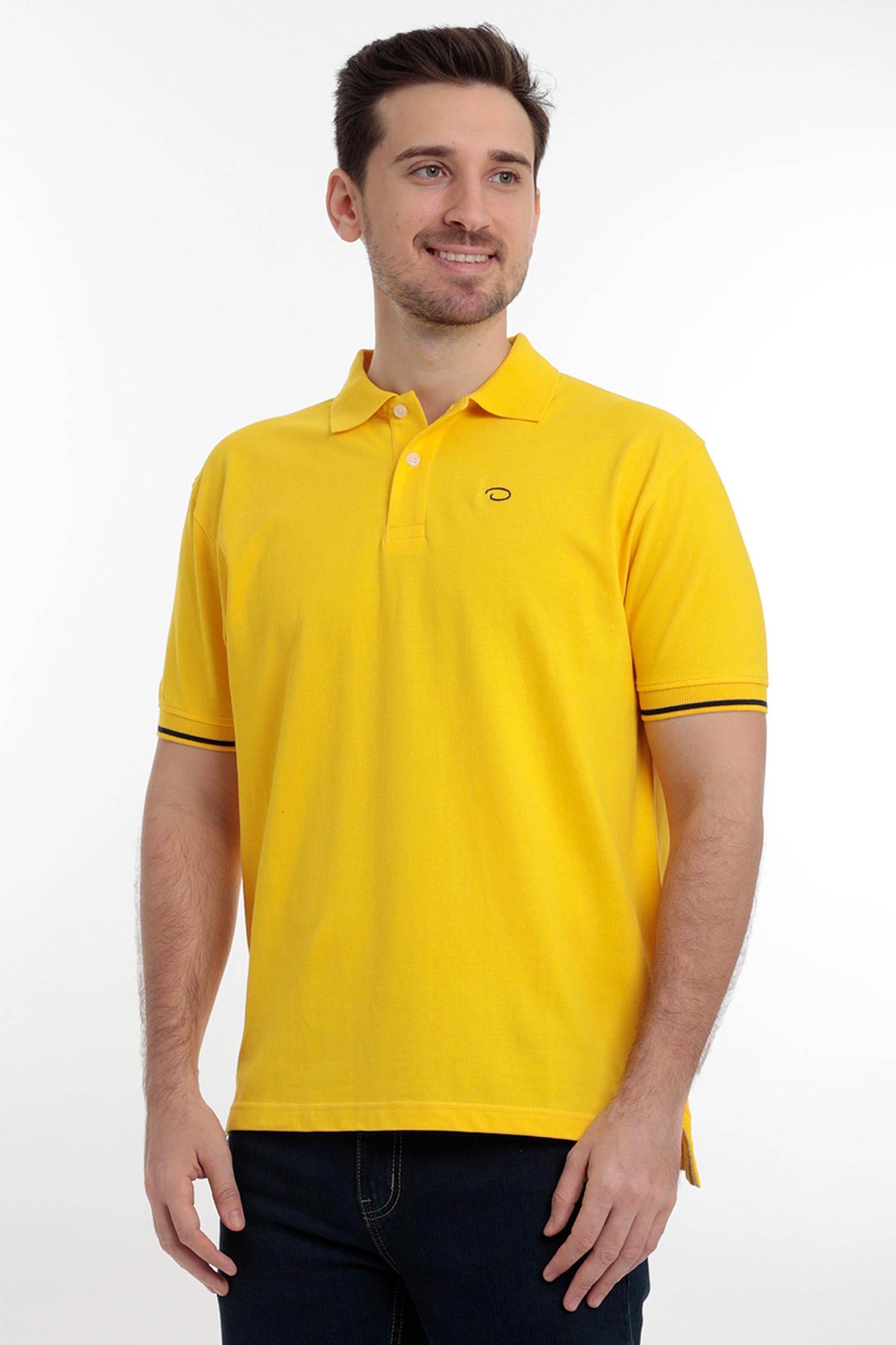 Poloshirt Oscar De La Renta Mangas Cortas Liso Para Caballeros