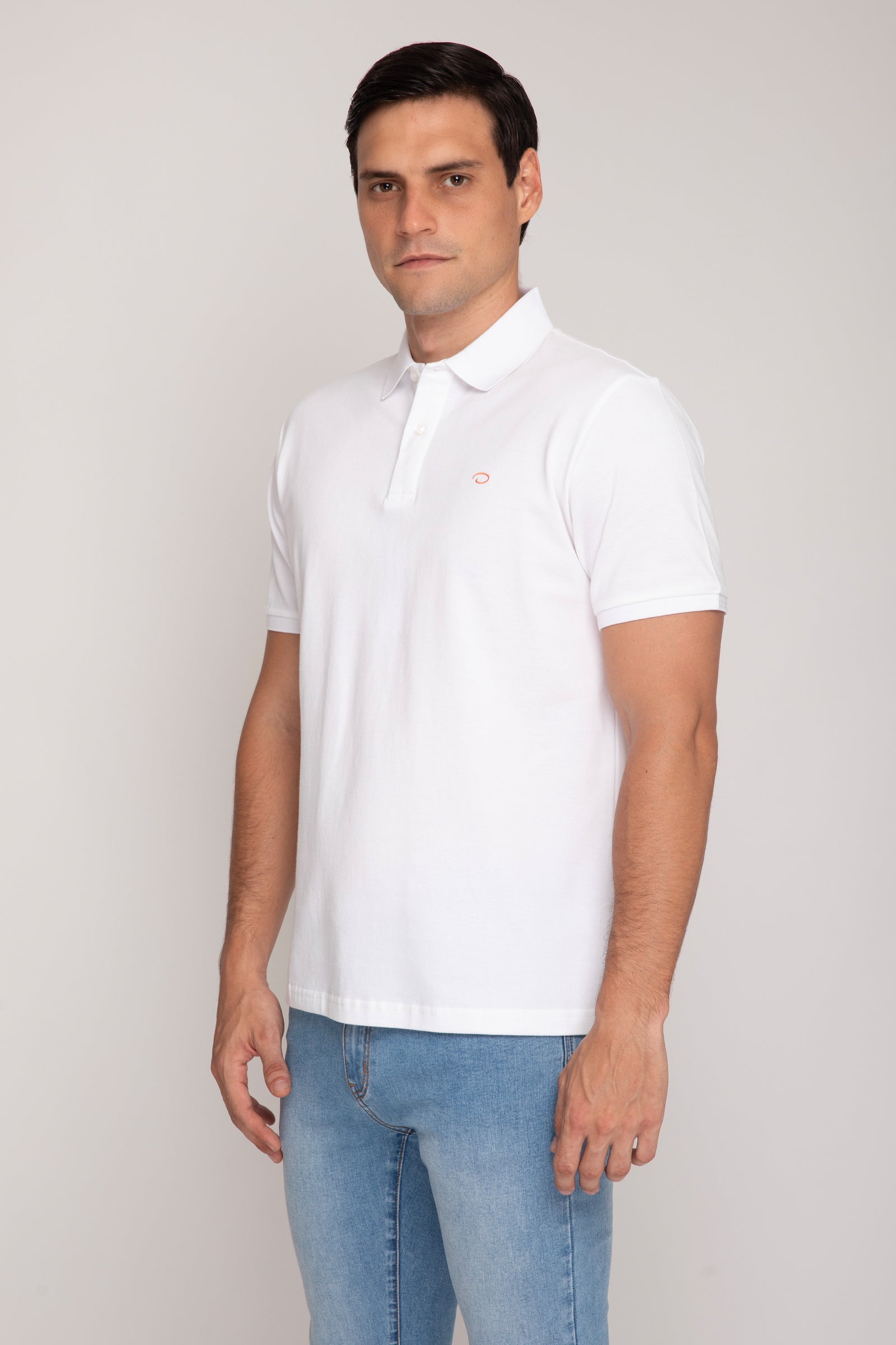Poloshirt Oscar De La Renta Mangas Cortas Liso P/ Caballeros