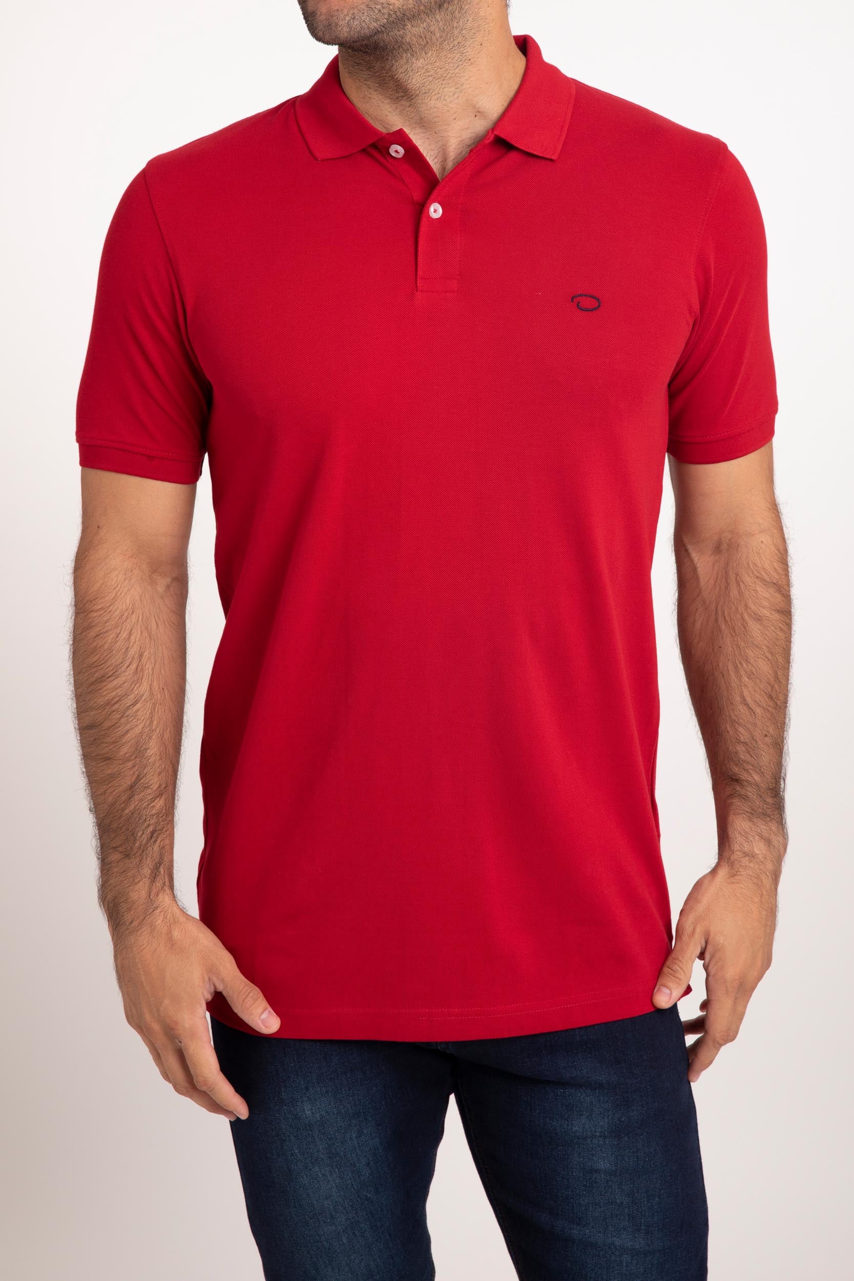 Poloshirt Oscar De La Renta Mangas Cortas Liso Para Caballeros