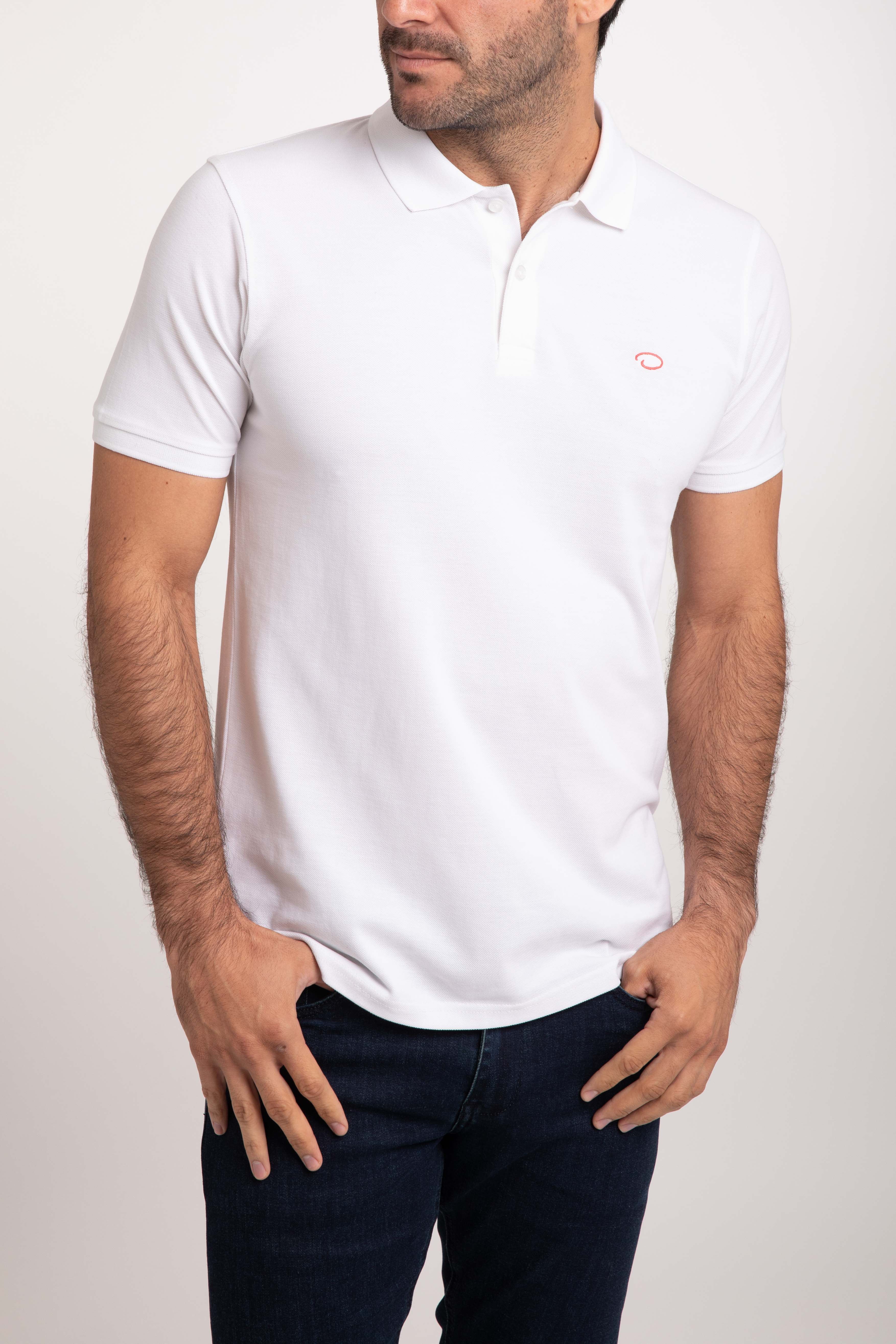 Poloshirt Oscar de La Renta Mangas Cortas Liso para Caballeros