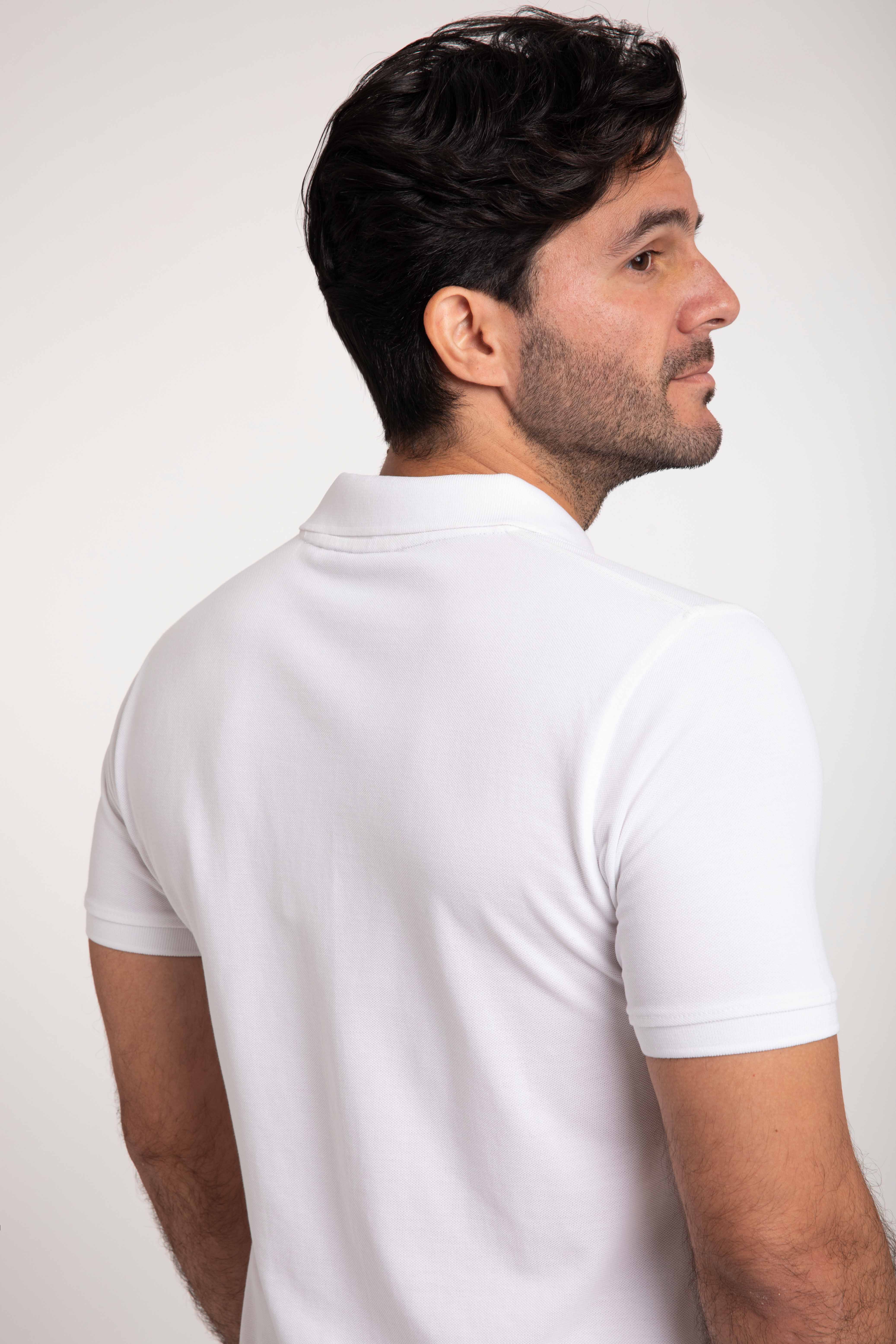 Poloshirt Oscar de La Renta Mangas Cortas Liso para Caballeros