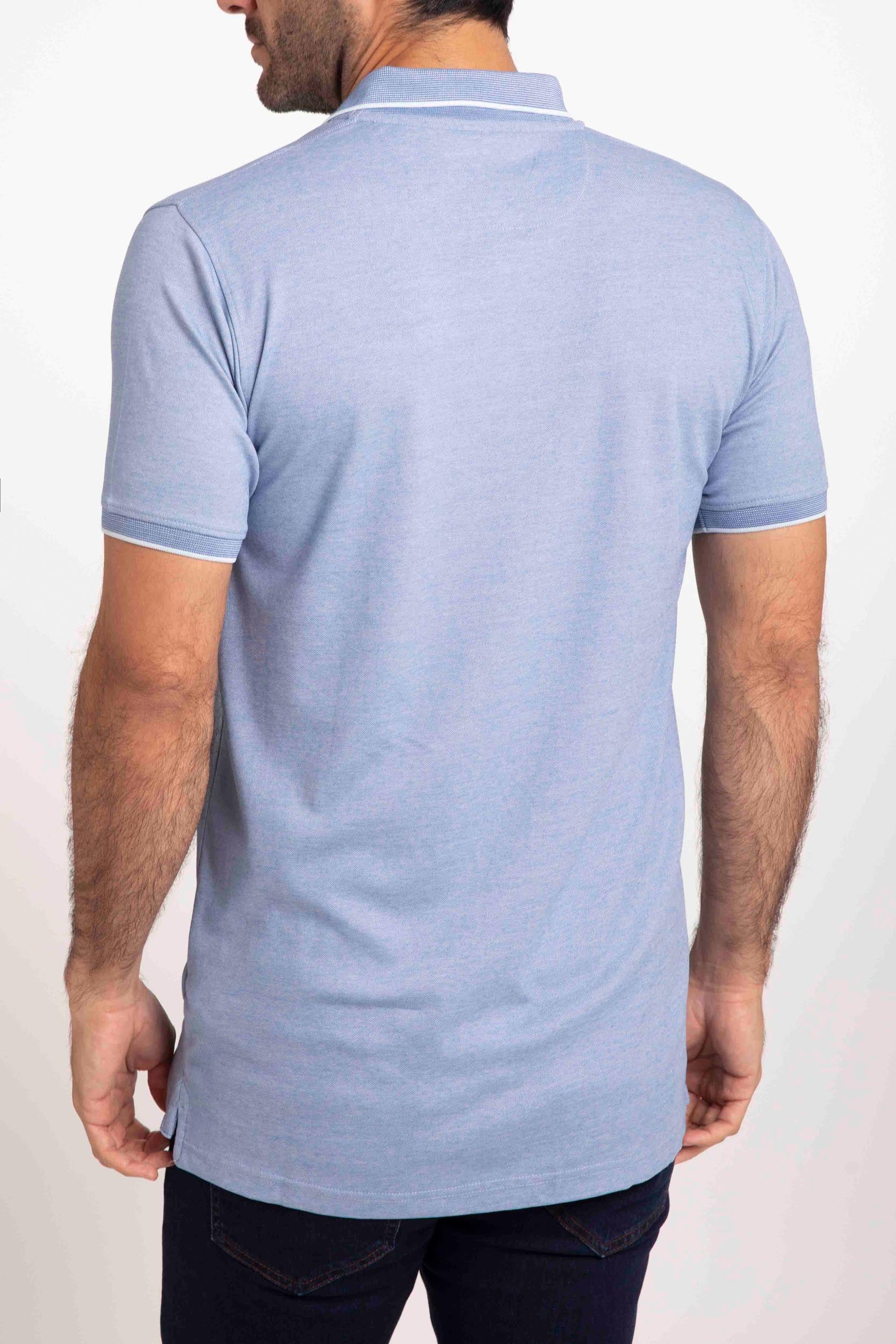 Poloshirt Oscar De La Renta Mangas Cortas Liso Para Caballeros