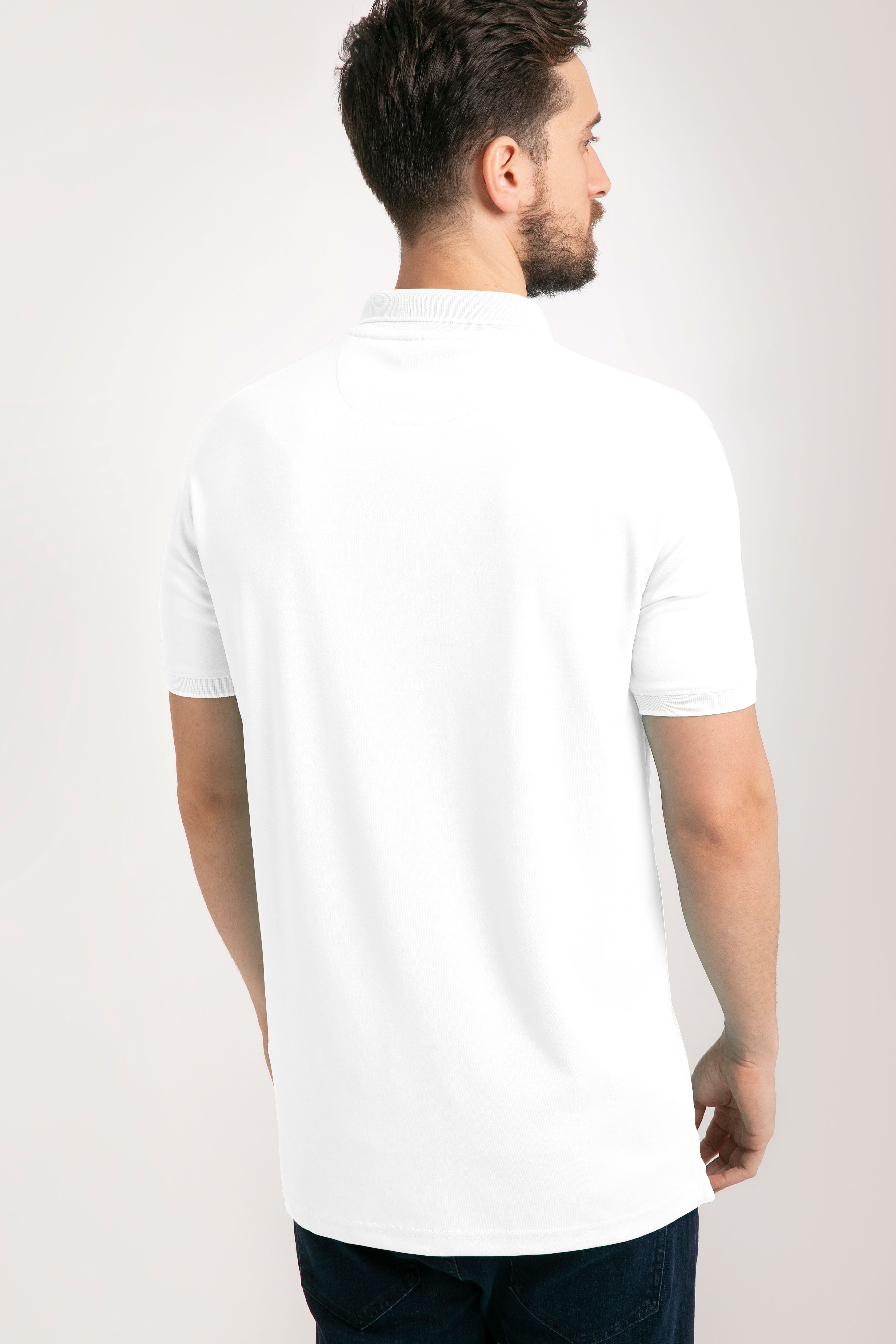 Poloshirt Oscar De La Renta Mangas Cortas Liso Para Caballeros