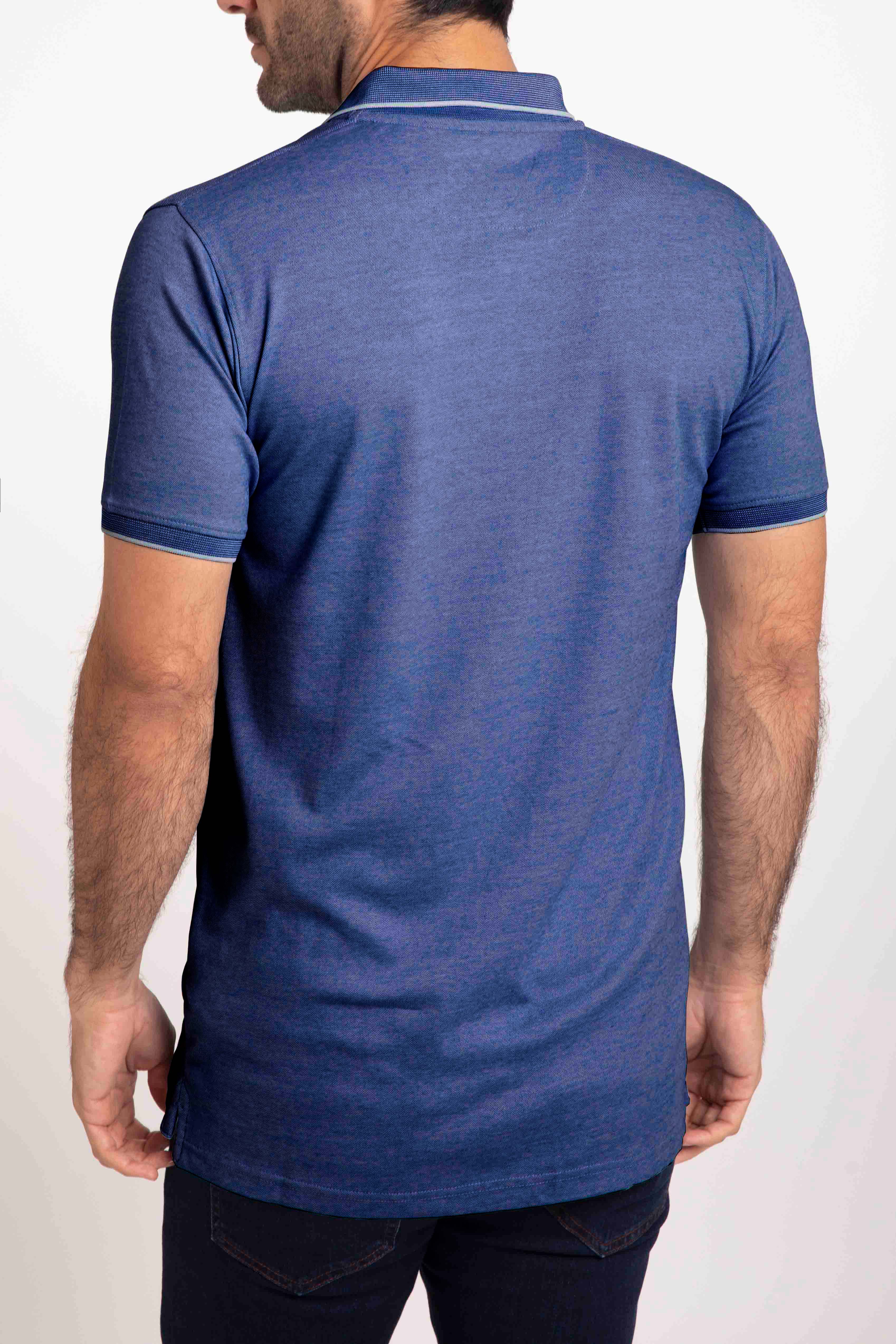 Poloshirt Oscar De La Renta Mangas Cortas Liso Para Caballeros