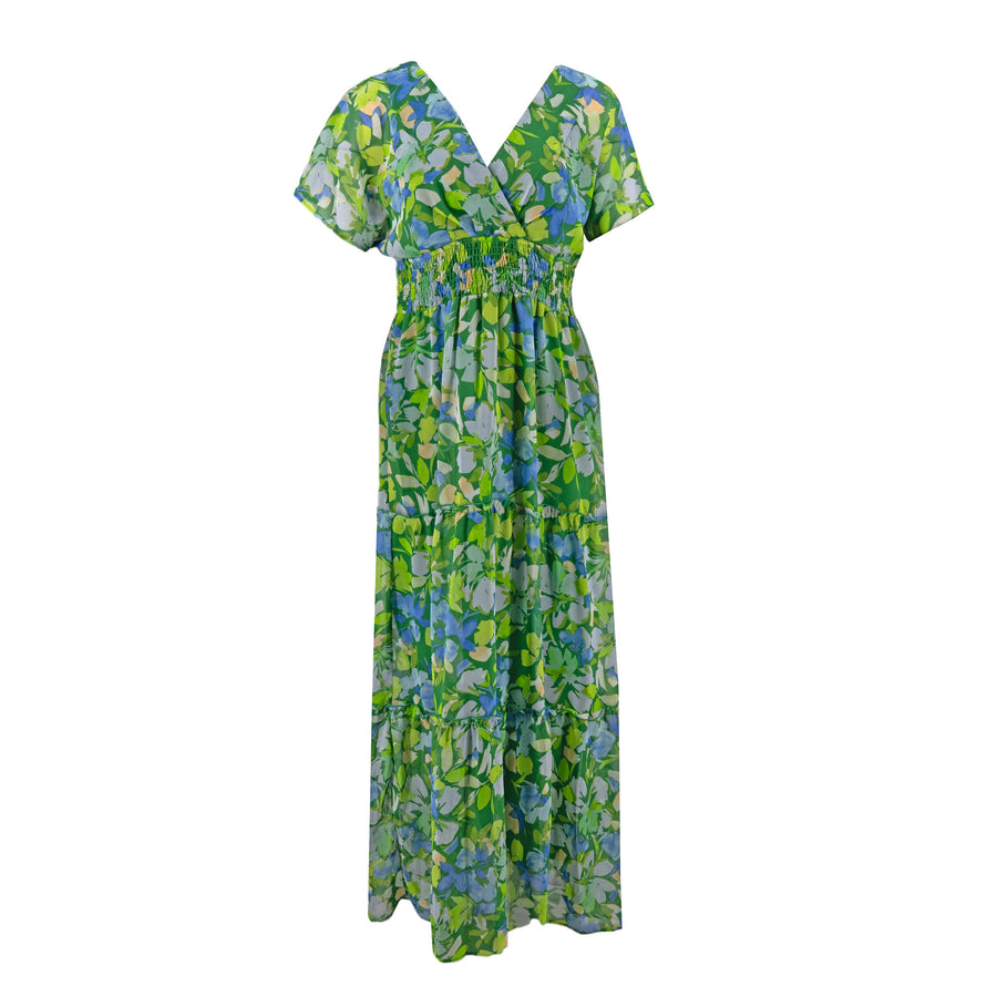 Vestido Rabbit Mangas Cortas Estampado para Damas – GRN