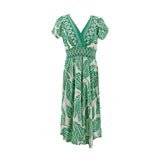 Vestido Rabbit Mangas Cortas Estampado para Damas