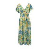 Vestido Rabbit Mangas Cortas Estampado para Damas