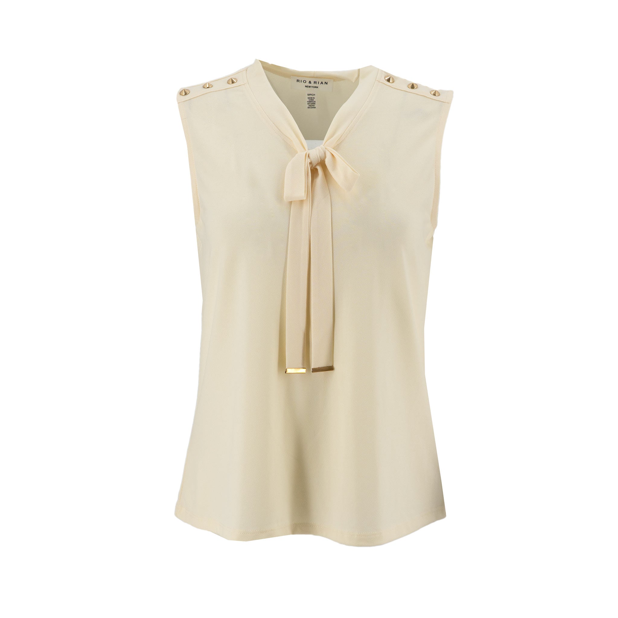 Blusa Rio + Rain sin Mangas Lisa para Damas