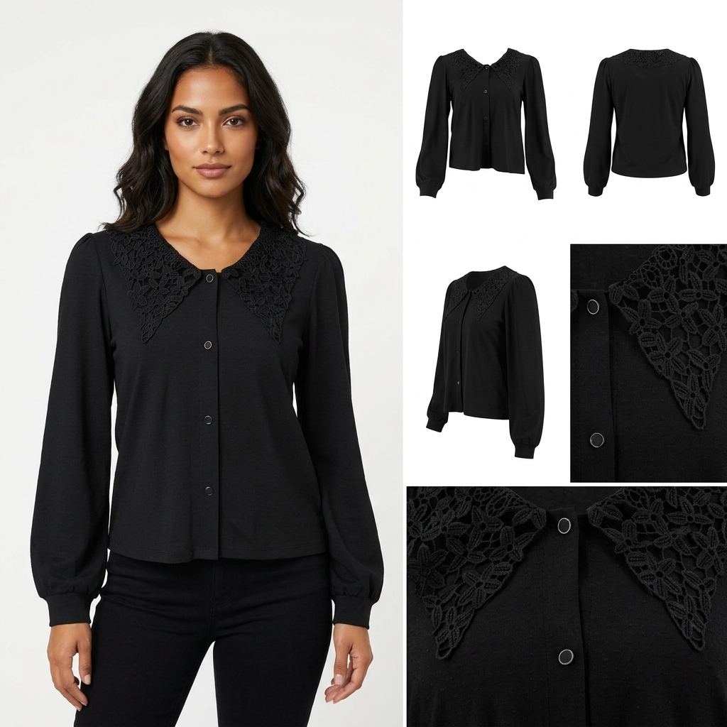 Blusa Rio + Rain Mangas Largas Lisa para Damas