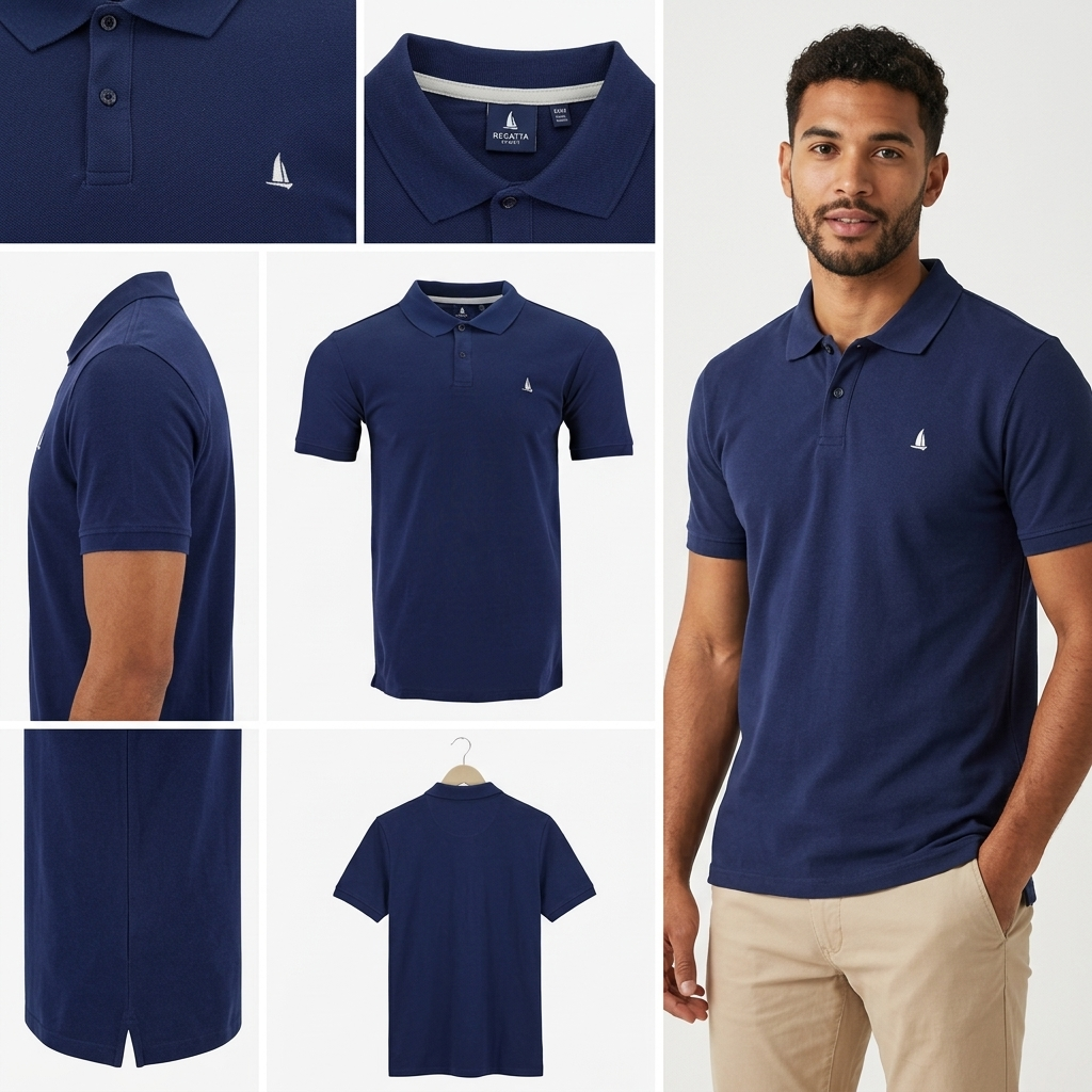 Poloshirt Regatta Mangas Cortas Liso para Caballeros – vista 2