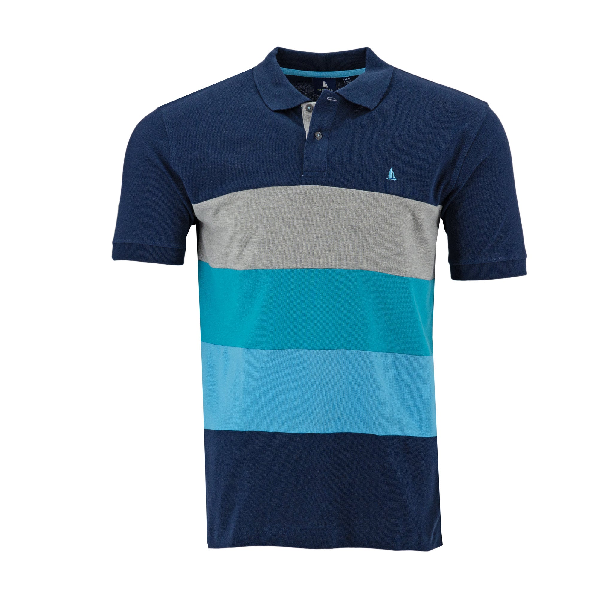 Poloshirt Regatta Mangas Cortas Rayas para Caballeros – NAVY