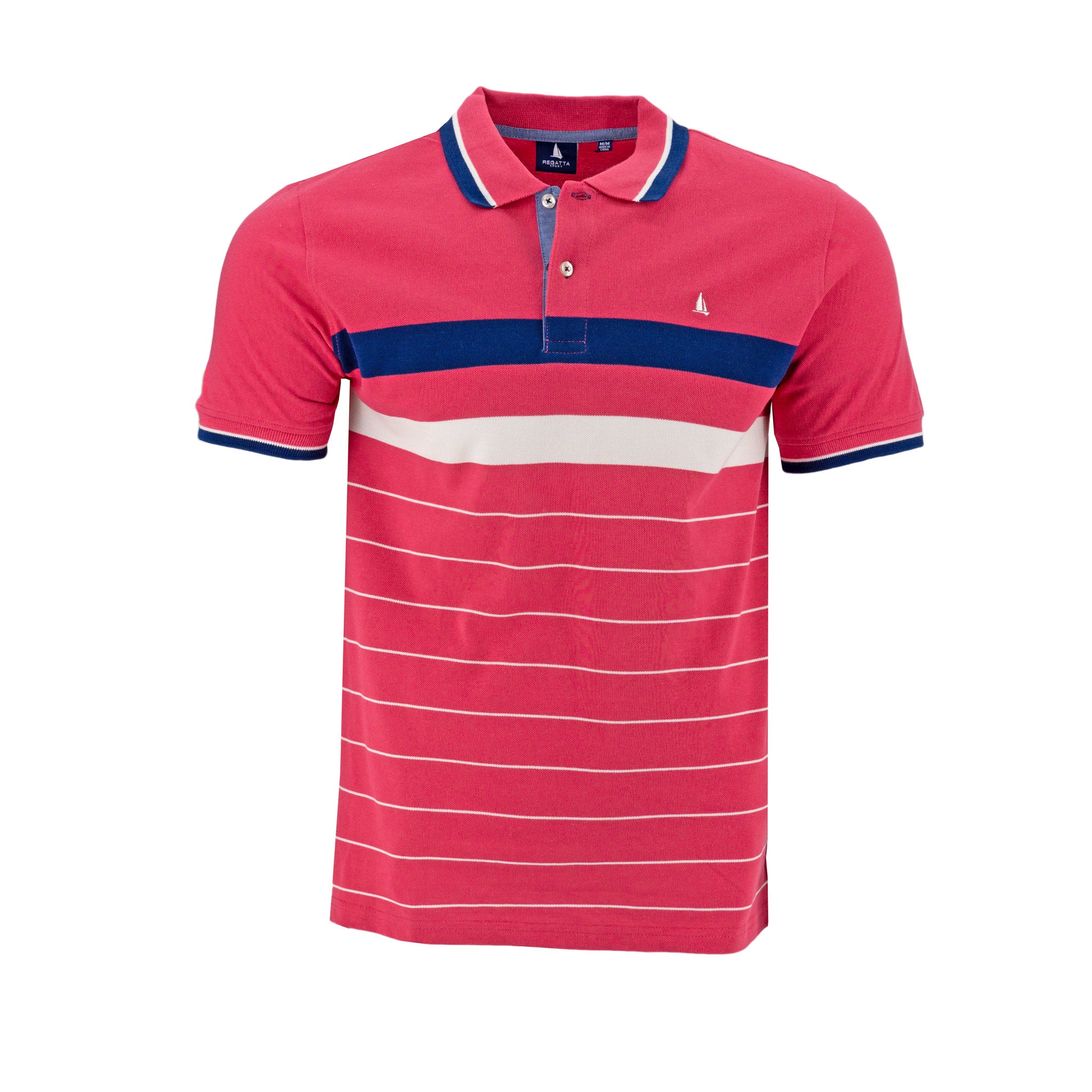 Poloshirt Regatta Mangas Cortas Rayas para Caballeros – CORAL