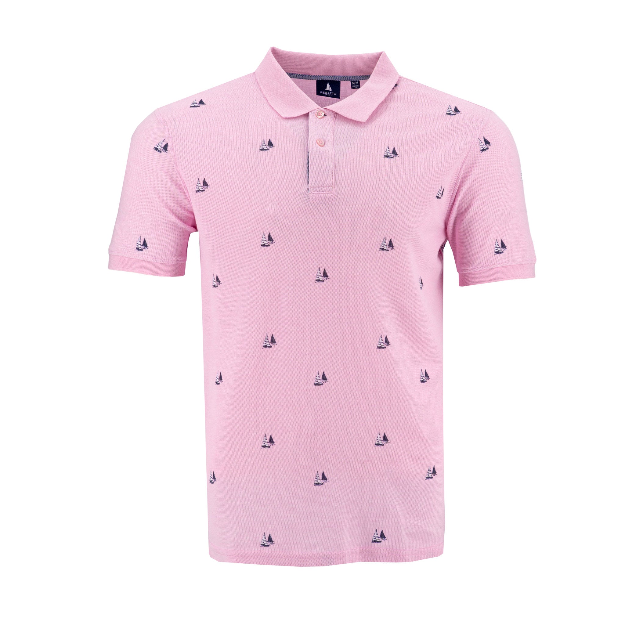 Poloshirt Regatta Mangas Cortas Estampada para Caballeros – PINK