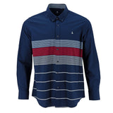 Camisa Regatta Mangas Largas Rayas Regular Fit para Caballeros RMS4-1214
