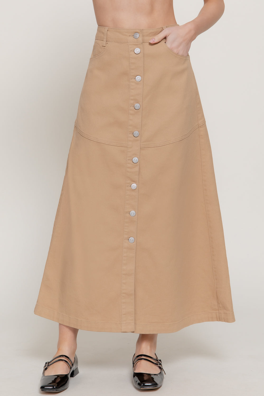 Pantalones Falda Active Basic Jeans para Damas