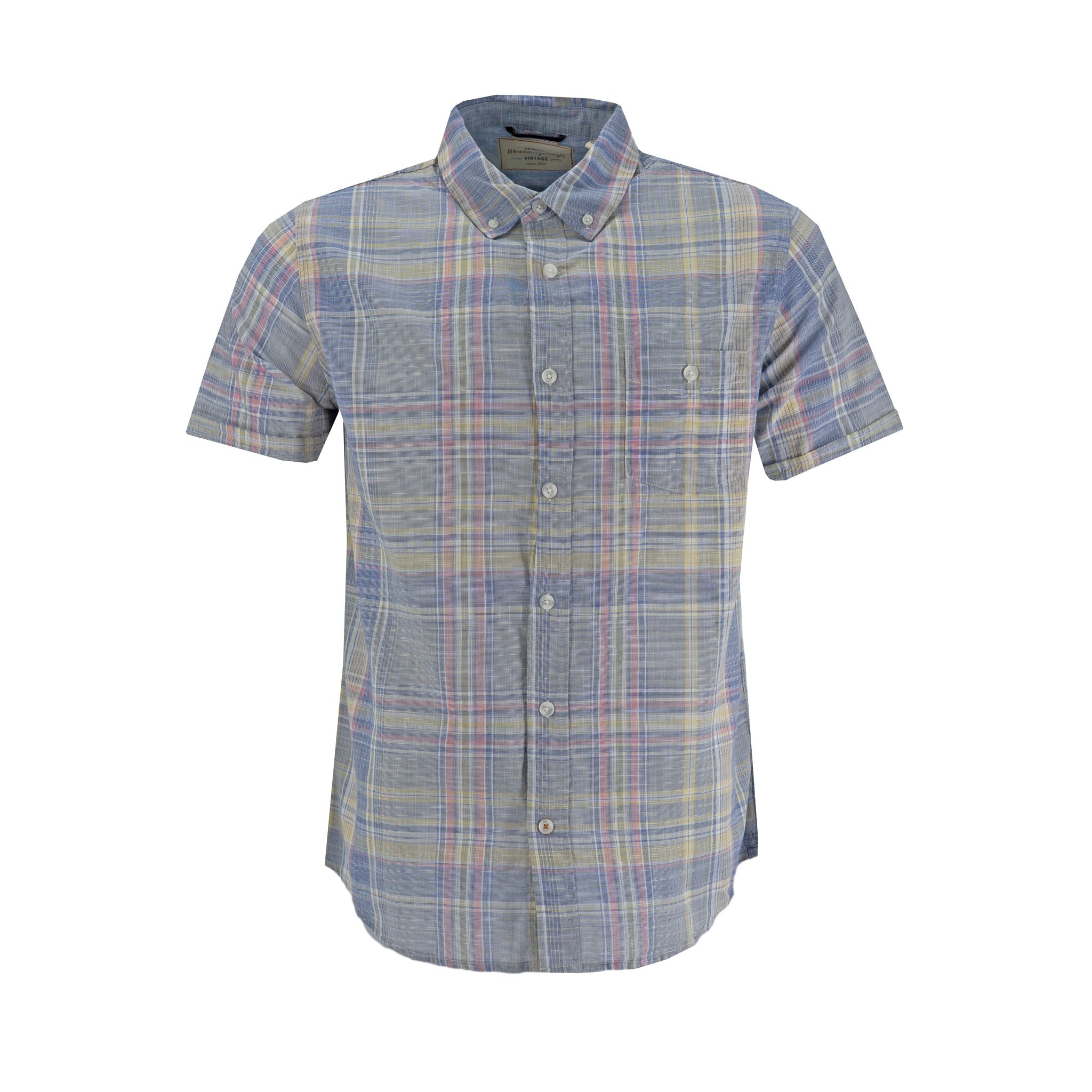 Camisa Weatherproof Mangas Cortas Cuadros Para Caballeros by Weatherproof