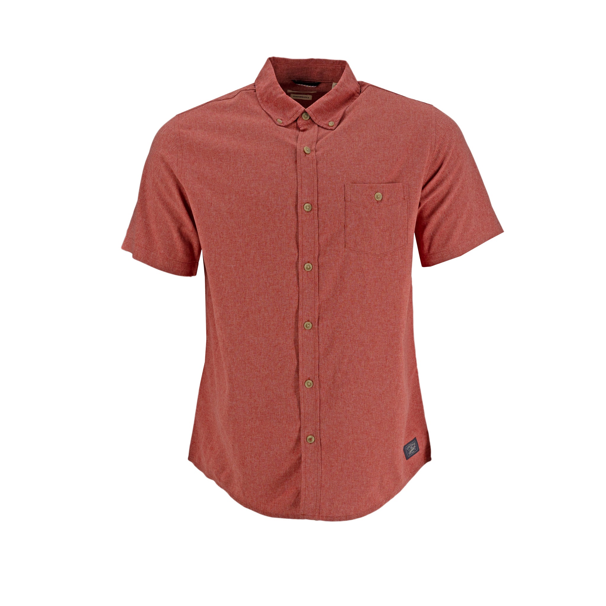 Camisa Weatherproof Mangas Cortas Lisa Para Caballeros by Weatherproof