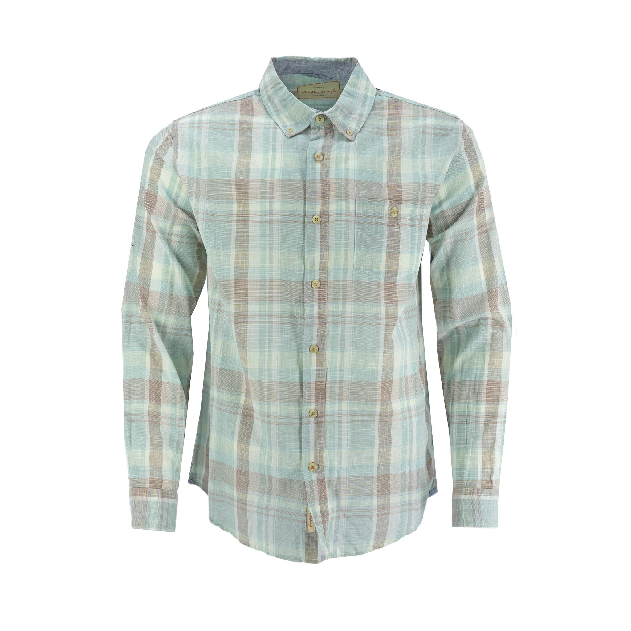Camisa Weatherproof Mangas Largas Cuadros Para Caballeros by Weatherproof