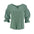 Blusa Marissa Olivia Mangas Cortas Corrugada Para Damas
