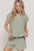 Blusa Active Basic Mangas Cortas Lisa para Damas