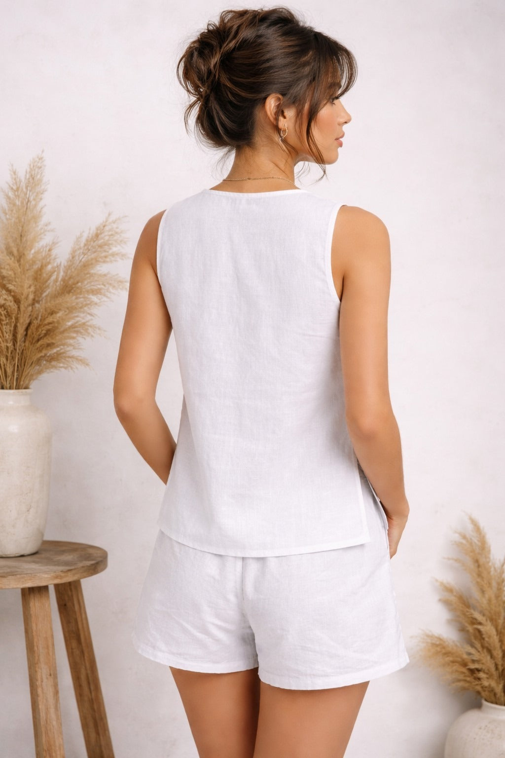 Blusa Available Lisa sin Mangas para Damas – vista 2