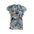 Blusa Zac & Rachel Mangas Cortas Floral Para Damas