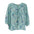 Blusa Zac & Rachel Mangas 3/4 Floral Para Damas