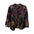 Blusa Zac & Rachel Mangas Largas Floral Plizada Para Damas