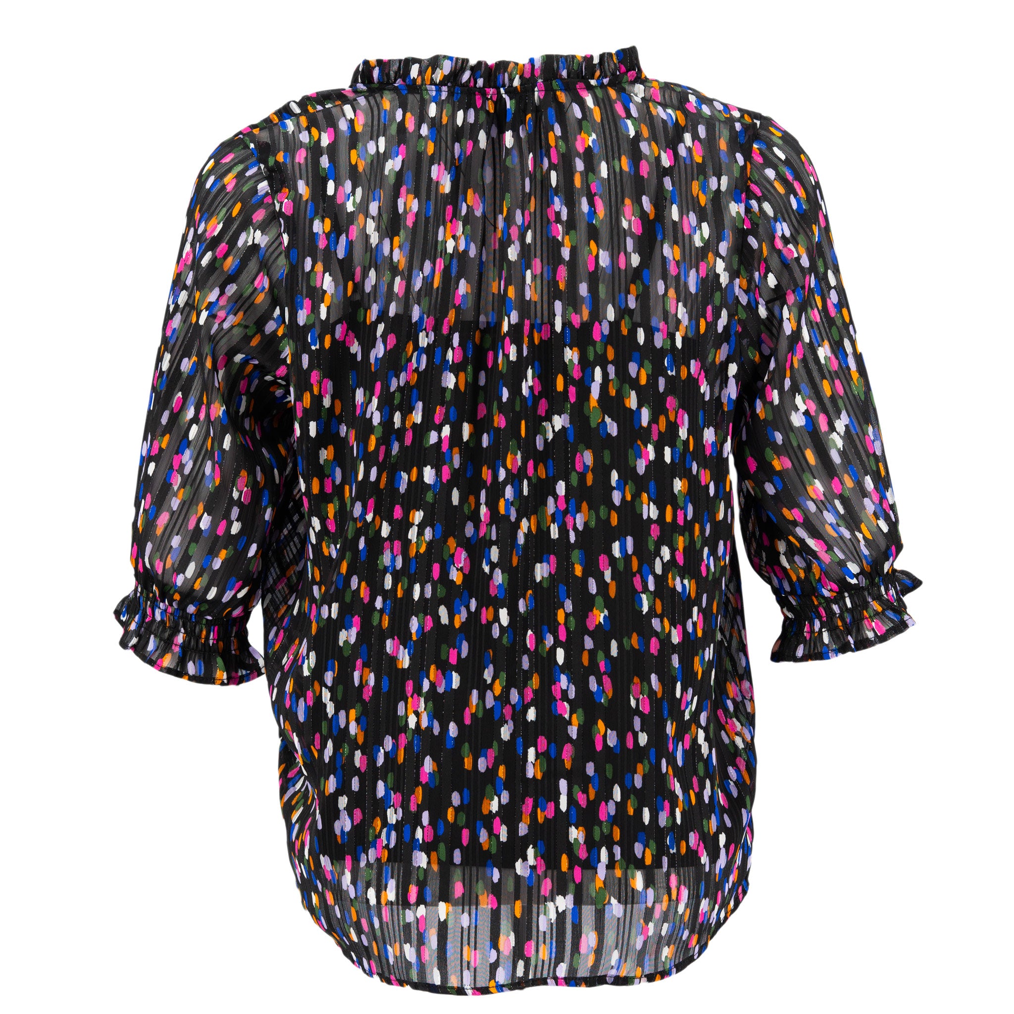 Blusa Zac & Rachel Mangas Largas Estampada P/ Dama ST81H816D