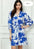 Vestido Available Mangas Cortas Estampado Con Lazo Para Damas