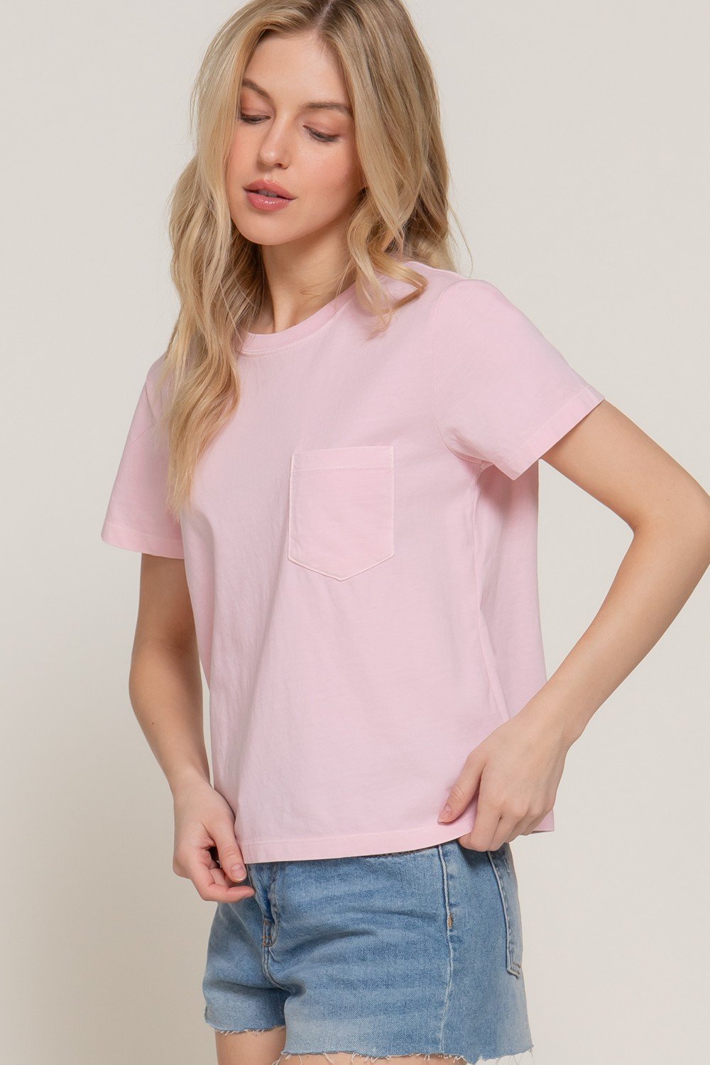 Camiseta Active Basic Mangas Cortas Lisa Para Damas