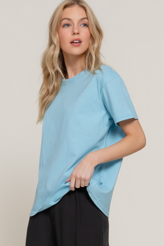 Camiseta Active Basic Mangas Cortas Lisa Para Damas by Active Basic