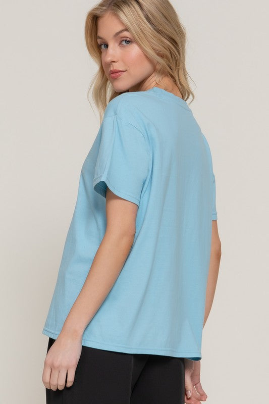 Camiseta Active Basic Mangas Cortas Lisa Para Damas by Active Basic