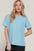 Camiseta Active Basic Mangas Cortas Lisa para Damas