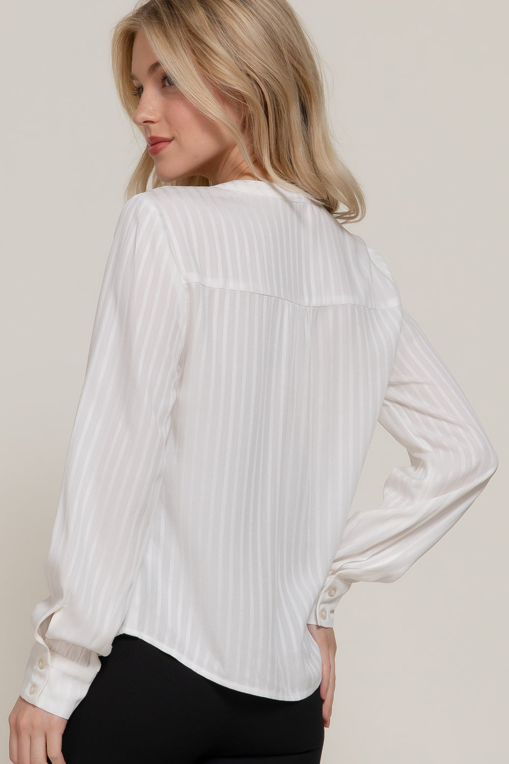 Blusa Active Basic Mangas Largas Rayas Para Damas by Active Basic