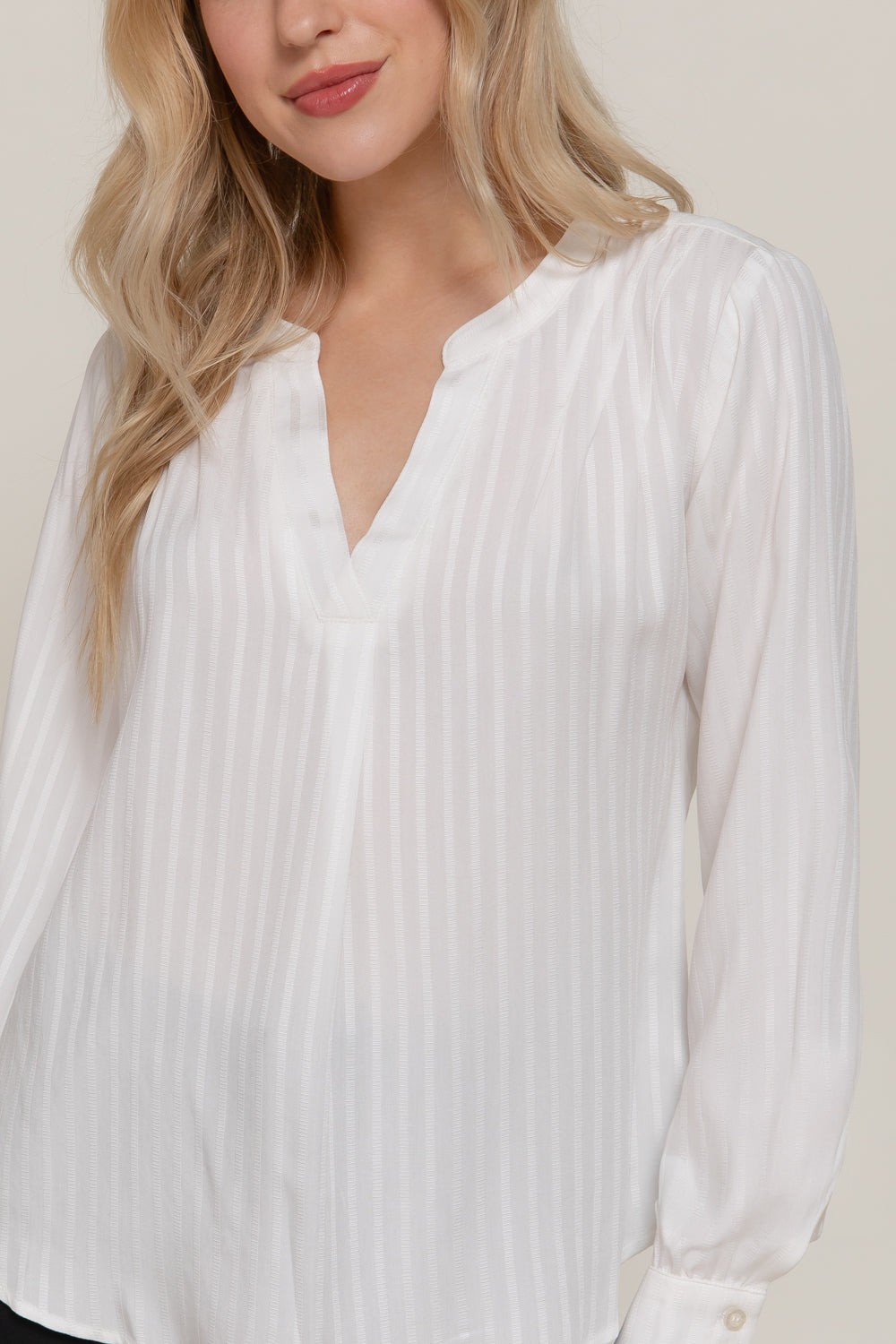 Blusa Active Basic Mangas Largas Rayas Para Damas by Active Basic