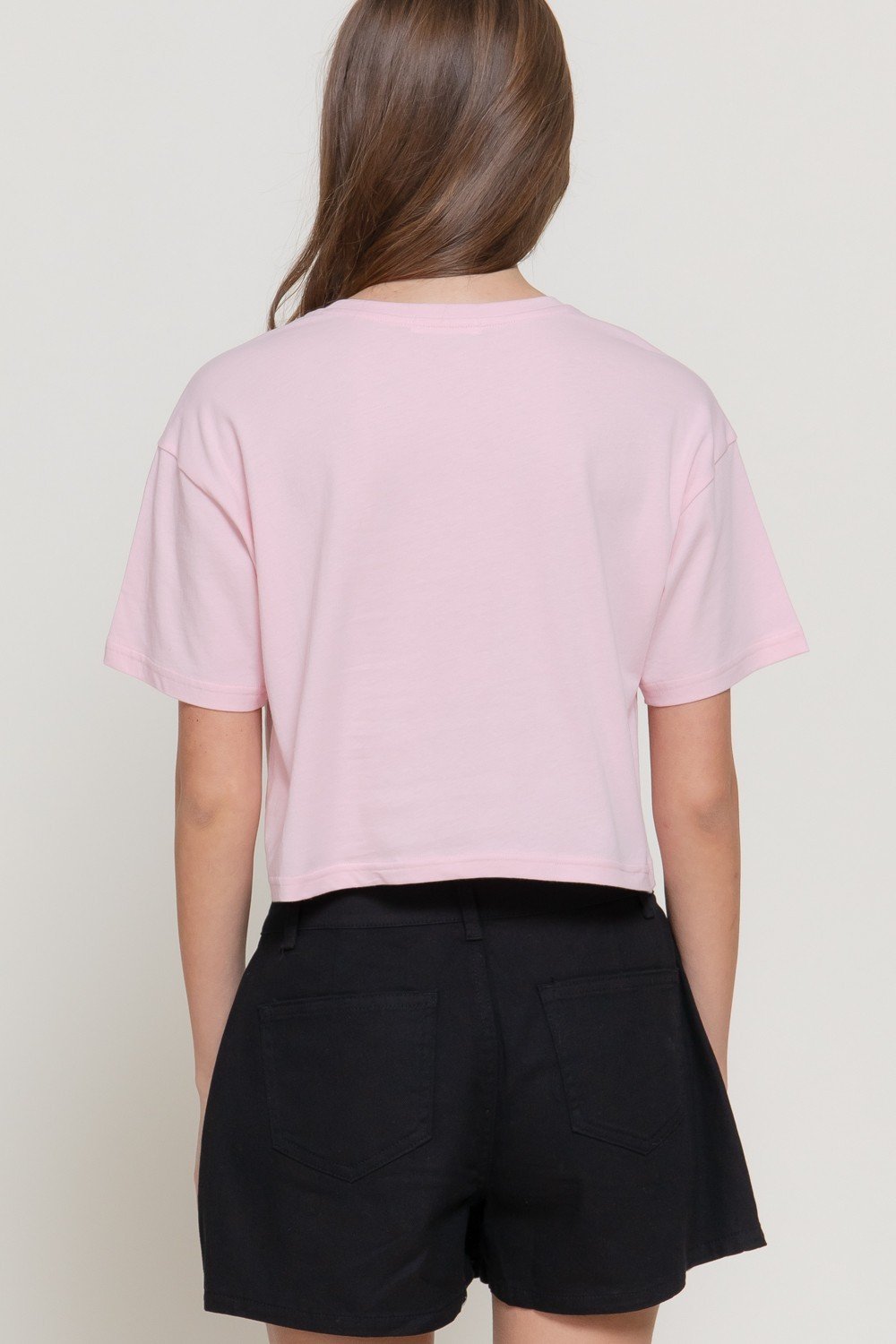 Camiseta Active Basic Mangas Cortas Estampada Para Damas