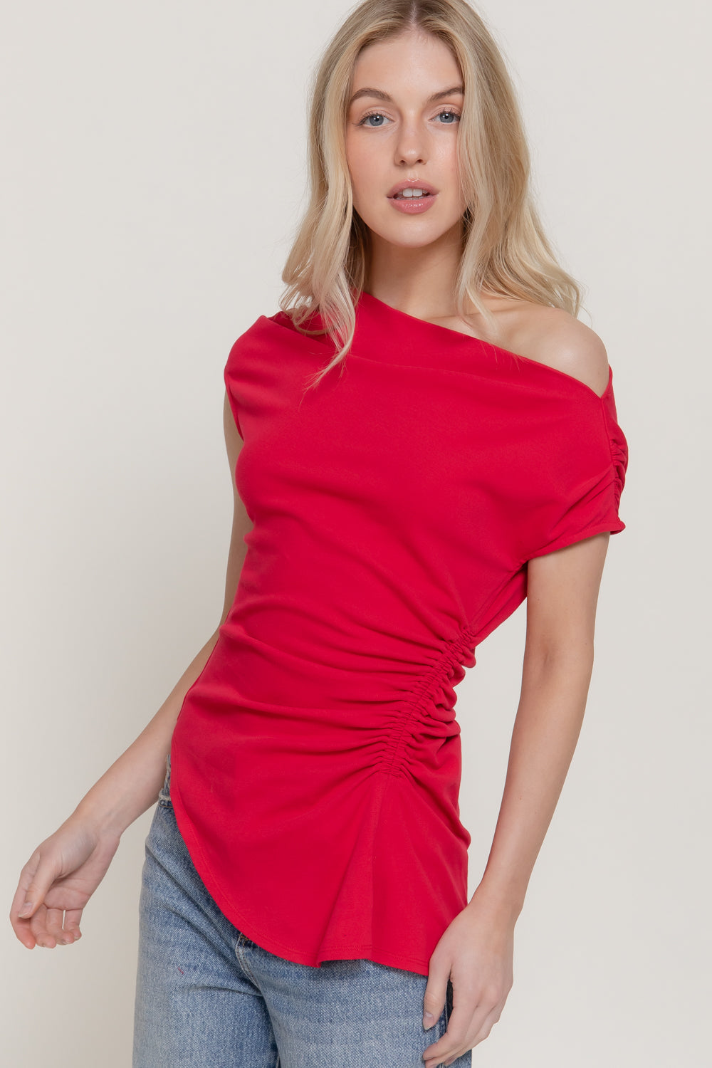 Blusa Active Basic Mangas Cortas Lisa para Damas