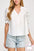 Blusa Available Mangas Cortas Lisa Encaje Para Damas