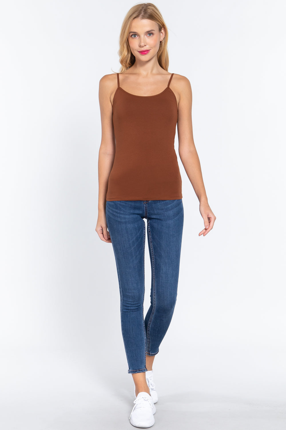 Blusa Active Basic Tiros Liso para Damas