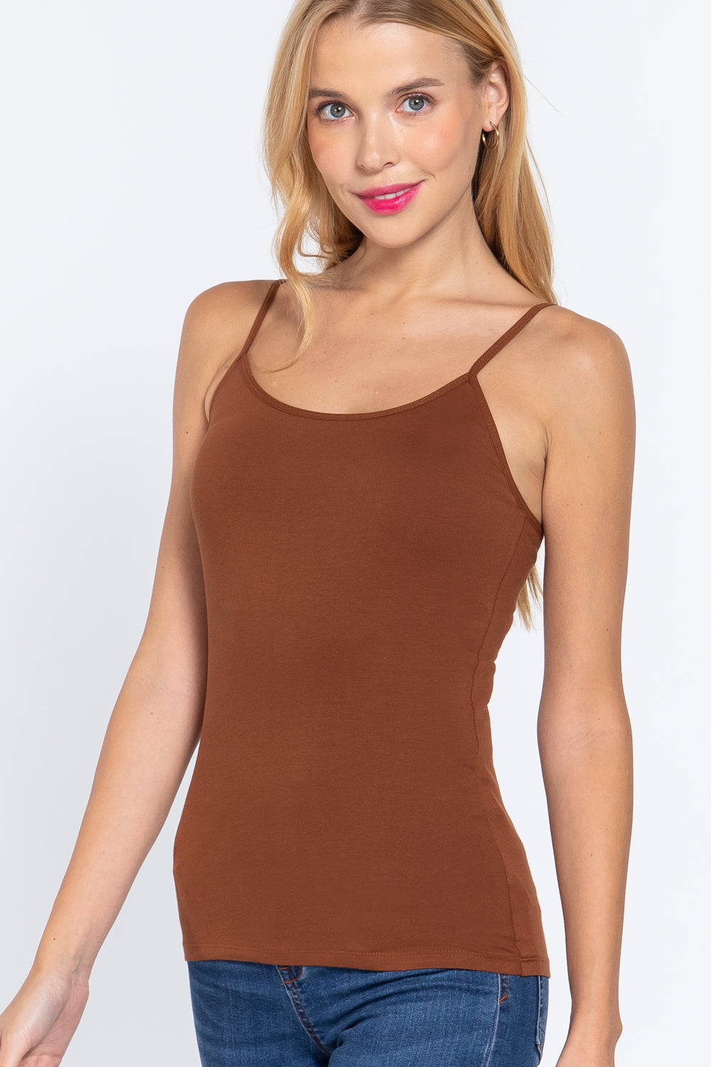 Top Active Basic Tiros Liso Para Damas by Active Basic