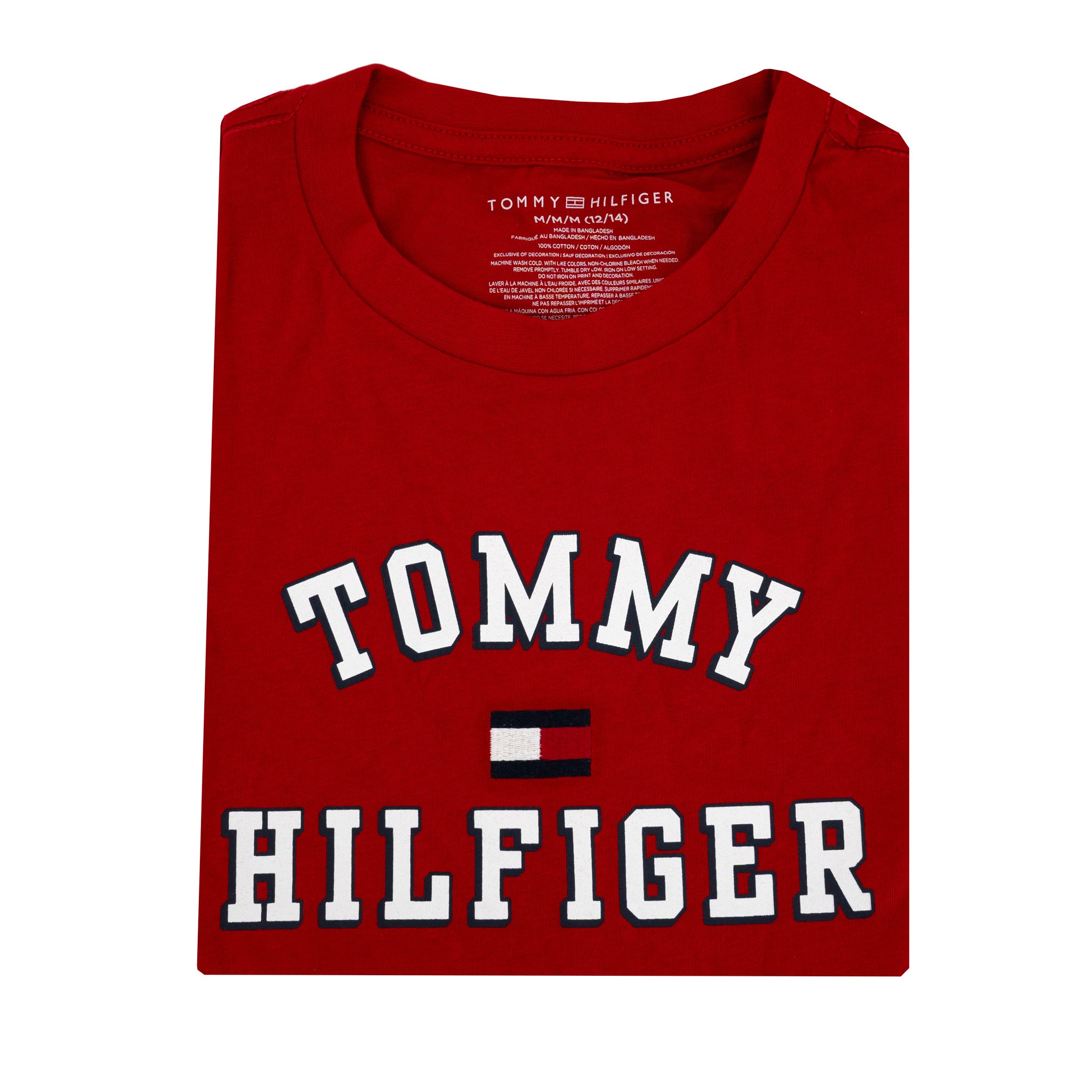 Camiseta Tommy Hilfiger Mangas Cortas Estampada P/ Niños by Tommy Hilfiger