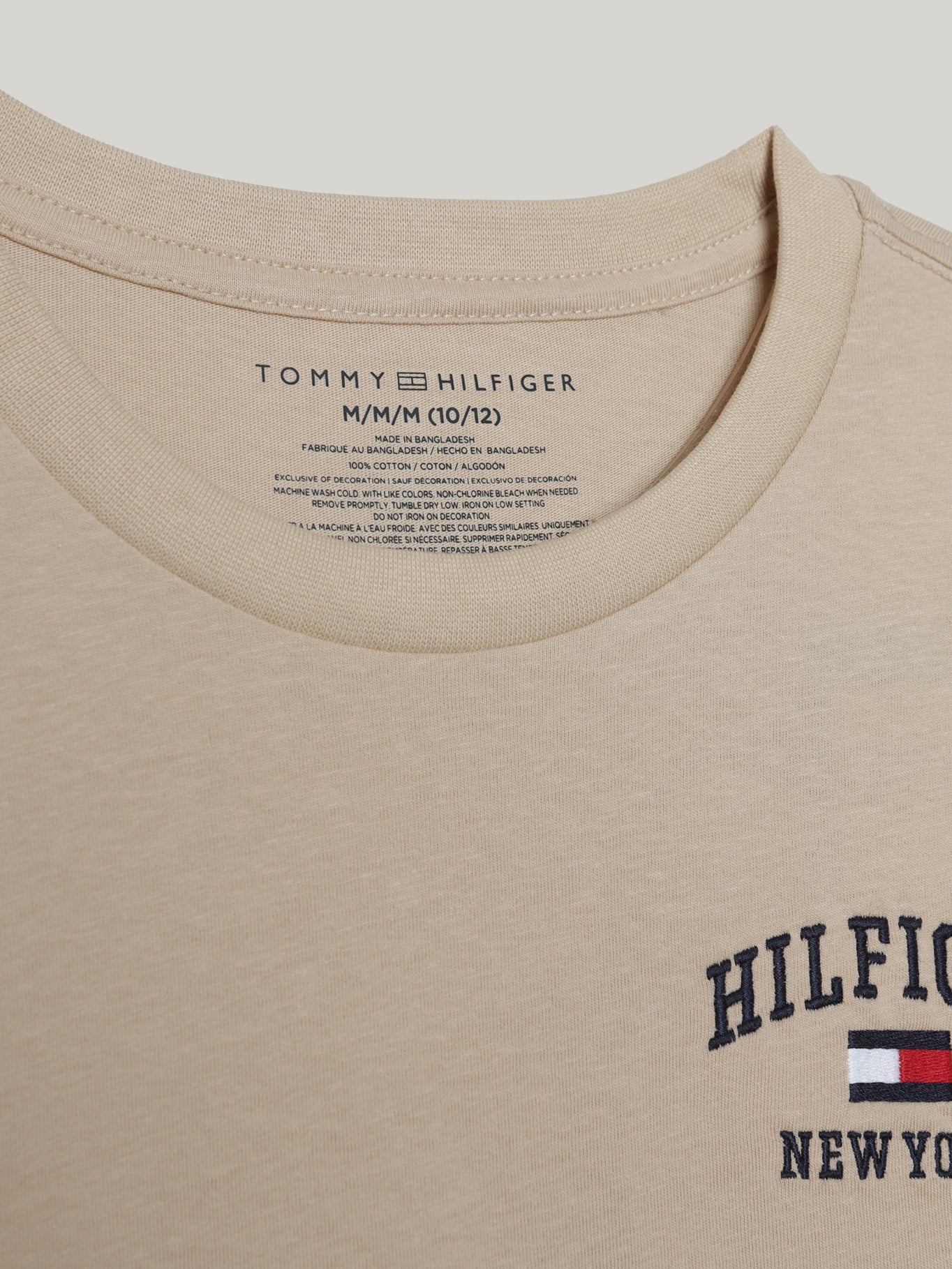 Camiseta Tommy Hilfiger Mangas Cortas Estampada Para Niños